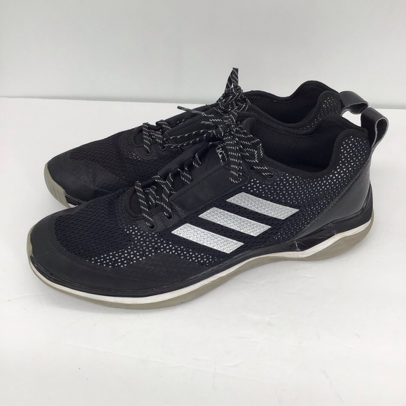 Adidas Speed Trainer 3.0 Athletic Sneaker Trainer Men’s Black/Silver Size 12 - Picture 2 of 8